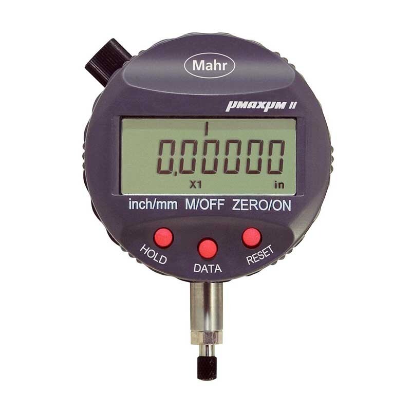 0.0005 mm Range 50 mm 8 mm Stem 2.0 Mahr Federal 4337622 1086 R Reference Digital Indicator with Output Black Selectable Resistance 0.00002 0.0005 mm Range 50 mm 8 mm Stem 2.0 Mahr Federal 4337622 1086 R Reference Digital Indicator with Output Black Selectable Resistance 0.00002